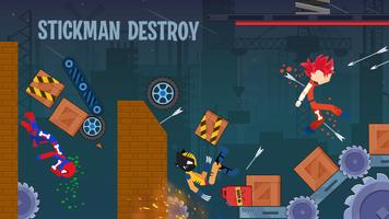 Stickman Destroy Affiche