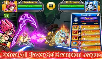 Stickman Warriors Legend Fight اسکرین شاٹ 1