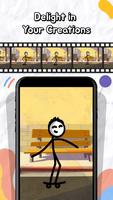 Animaker, stickman animation captura de pantalla 3