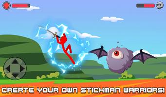 Stickman vs Craftman الملصق