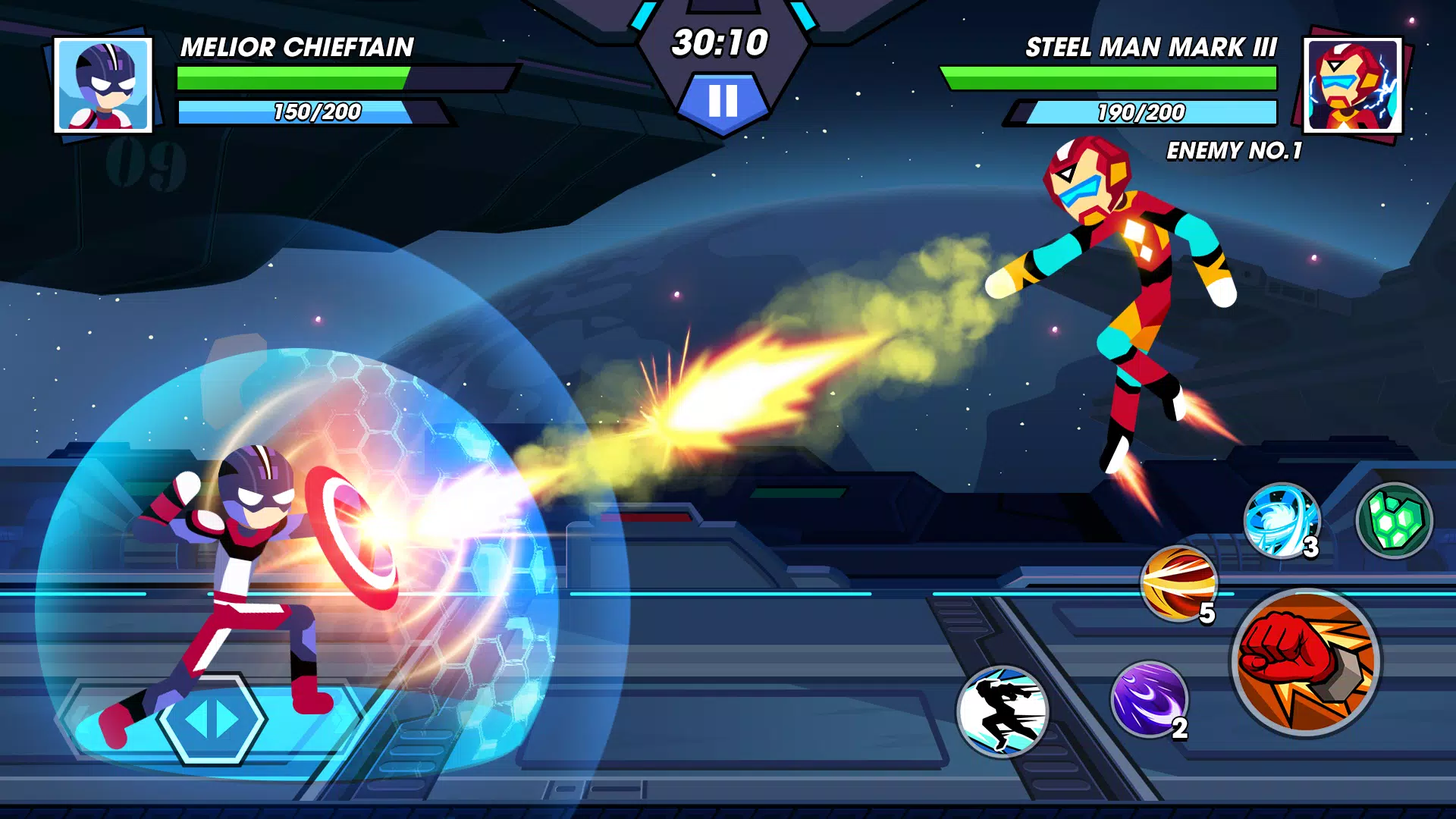 stickman fighter infinity super action heroes mod apk 