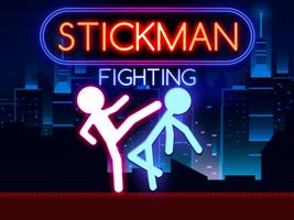 Stickman Fighting Jeux Lightsaber Stick Battle War Affiche