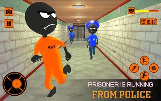 2 Schermata Stickman Grand Prison Escape-Jail Break