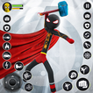 آیکون‌ Indian Ropehero Stickman Game