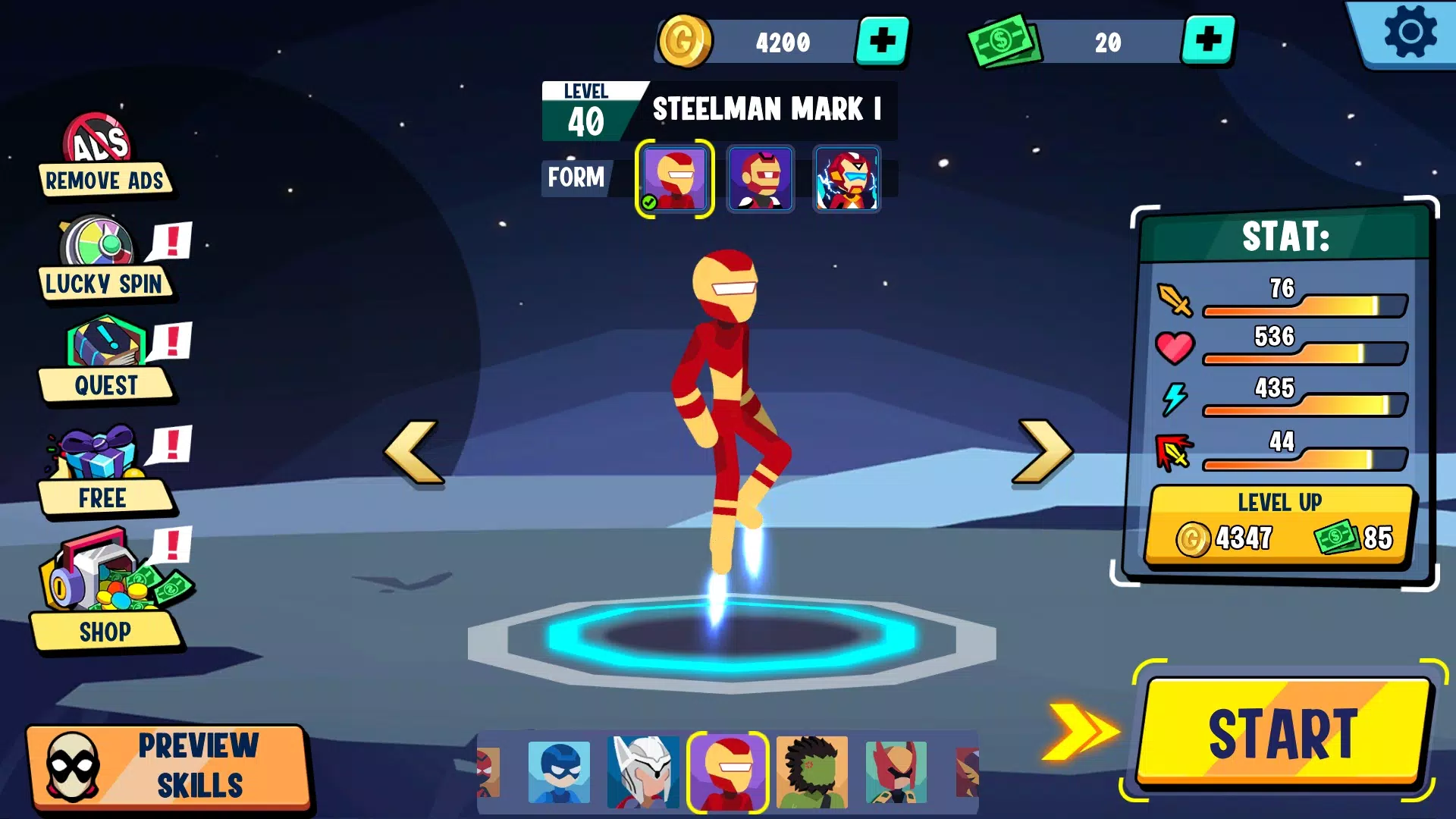 Download Stickman Hero Fight android on PC