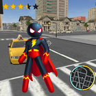 Superhero Stickman-icoon