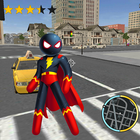 Superhero Stickman أيقونة