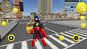 Superhero Stickman اسکرین شاٹ 2