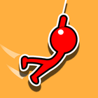 Stickman Jump swing hook:  jumping games icône