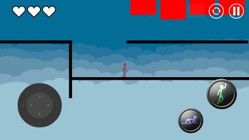 Stickman Jump and Run captura de pantalla 1