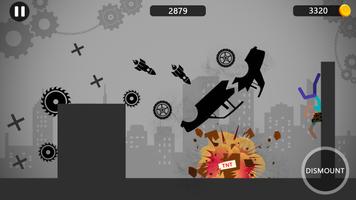 Stickman Ragdoll Dismount Flip poster