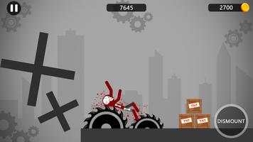 Stickman Ragdoll Dismount Flip screenshot 1