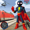 SuperHero stickman Rope Hero Gangstar Crime