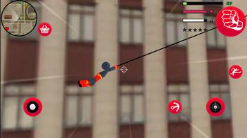 SuperHero stickman تصوير الشاشة 1