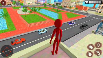 Stickman Monster Rope Hero: Ci تصوير الشاشة 1