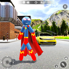 Stickman Rope Hero Gangster: Superhero Crime Mafia icono