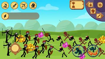 War Stickman - Stick Battle Games ảnh chụp màn hình 2