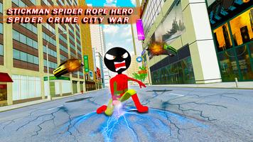 Stickman Crime City War - Stick Rope Hero Game capture d'écran 2