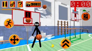 Stickman Teacher. Basketball Basics captura de pantalla 1