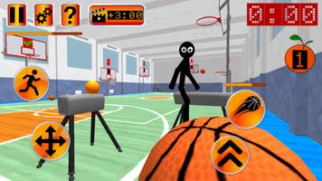 برنامه‌نما Stickman Teacher. Basketball Basics عکس از صفحه