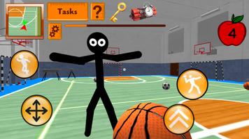 Stickman Teacher. Neighbor School Escape 截图 1