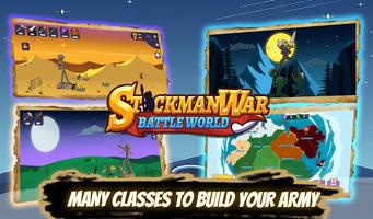 برنامه‌نما Stickman War - Battle World عکس از صفحه