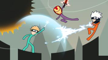 Stickman War: SuperHero Fight โปสเตอร์