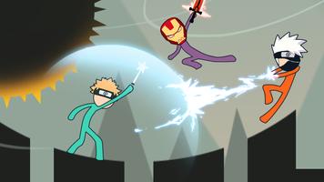 Poster Stickman War: SuperHero Fight