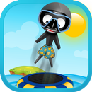 Stickman Water Trampoline PRO APK