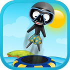 Stickman Water Trampoline PRO иконка