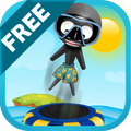 Stickman Water Trampoline FREE