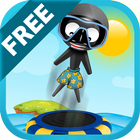 Stickman Water Trampoline FREE icône