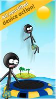 Stickman Water Trampoline FREE Affiche