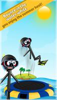 Stickman Water Trampoline FREE capture d'écran 1