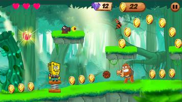 Sponge Adventure Dash Jungle ảnh chụp màn hình 1