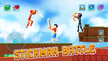 Stickman Craft: Sandbox Battle Cartaz