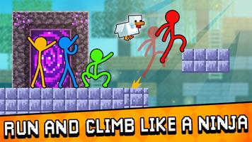 Stickman Parkour скриншот 1
