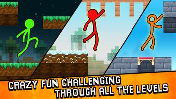 Stickman Parkour скриншот 2