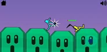 Supreme Stickman Fight Battle - Two player game