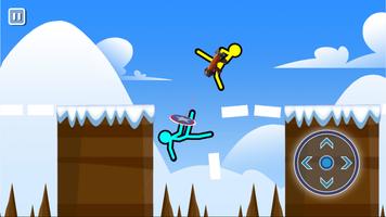 Supreme Stickman Fight Battle - Two player game โปสเตอร์