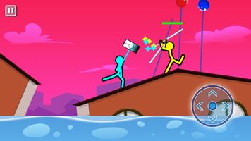 Supreme Stickman Fight Battle - Two player game ảnh chụp màn hình 1