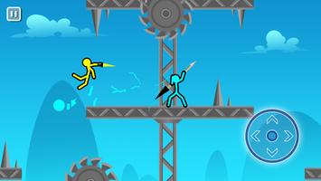 Supreme Stickman Fight Battle - Two player game Ekran Görüntüsü 2
