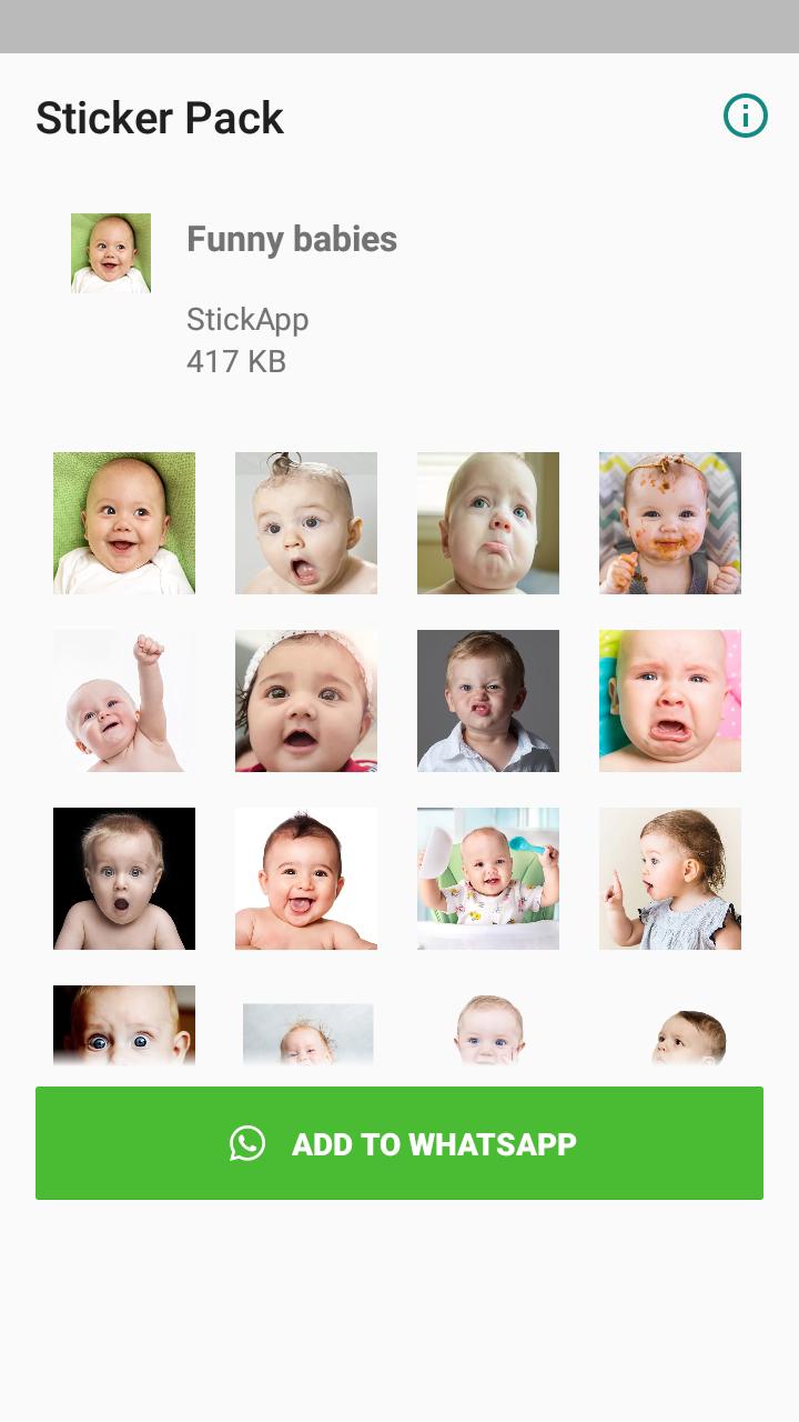 Stickers Funny Babies For Whatsapp Wastickerapps For Android