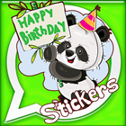 Sticker WA Cute Panda icône