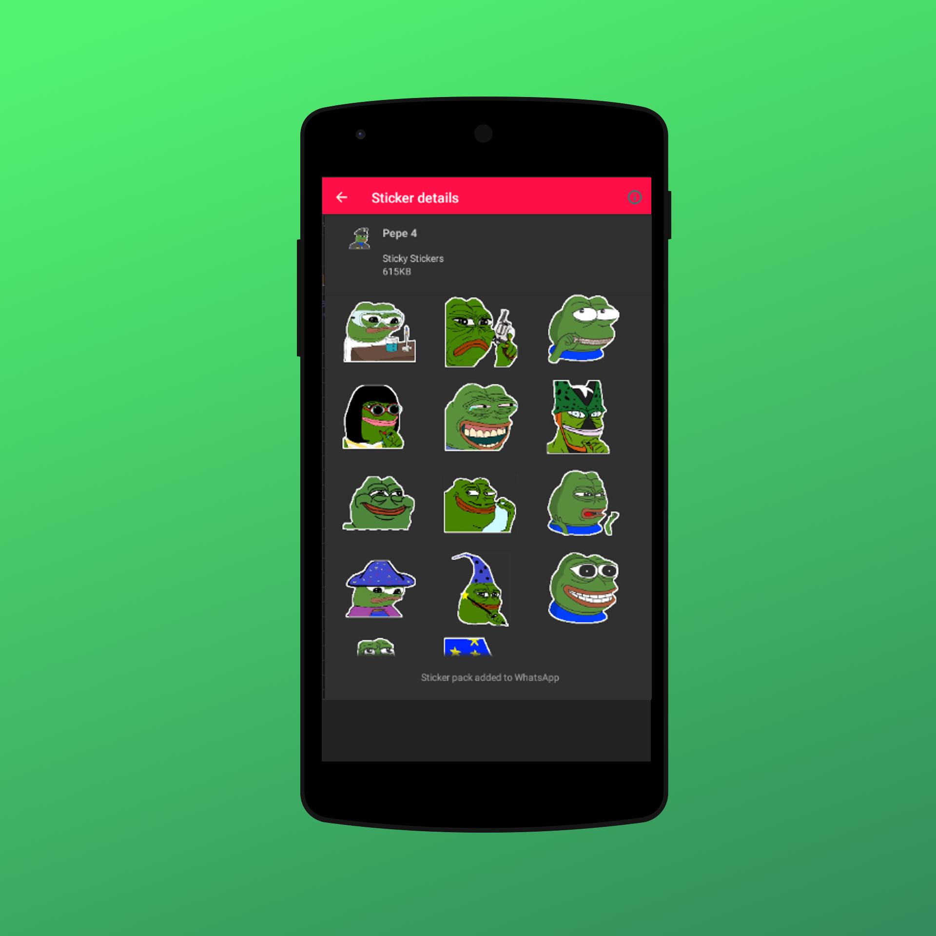 Pepe The Frog Stickers For Whatsapp For Android Apk Download