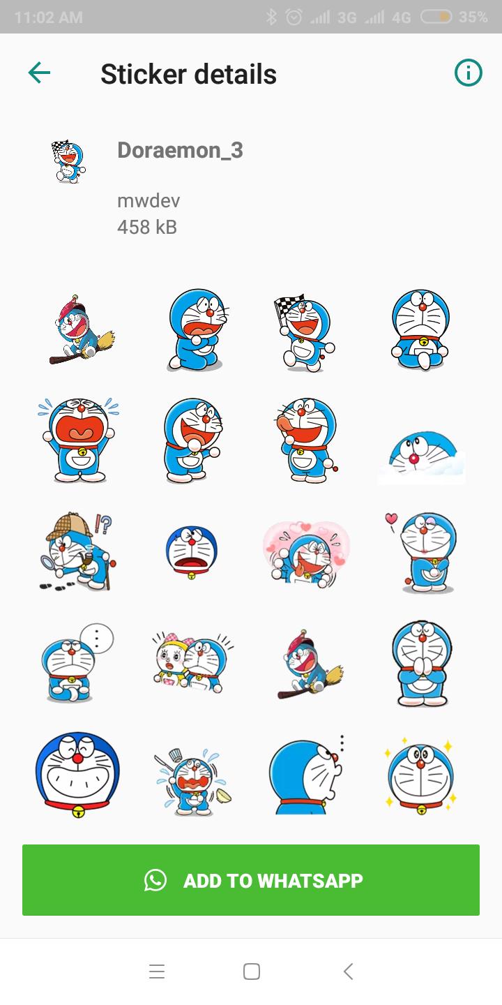 Stiker Lucu Doraemon Wastickerapp For Android Apk Download