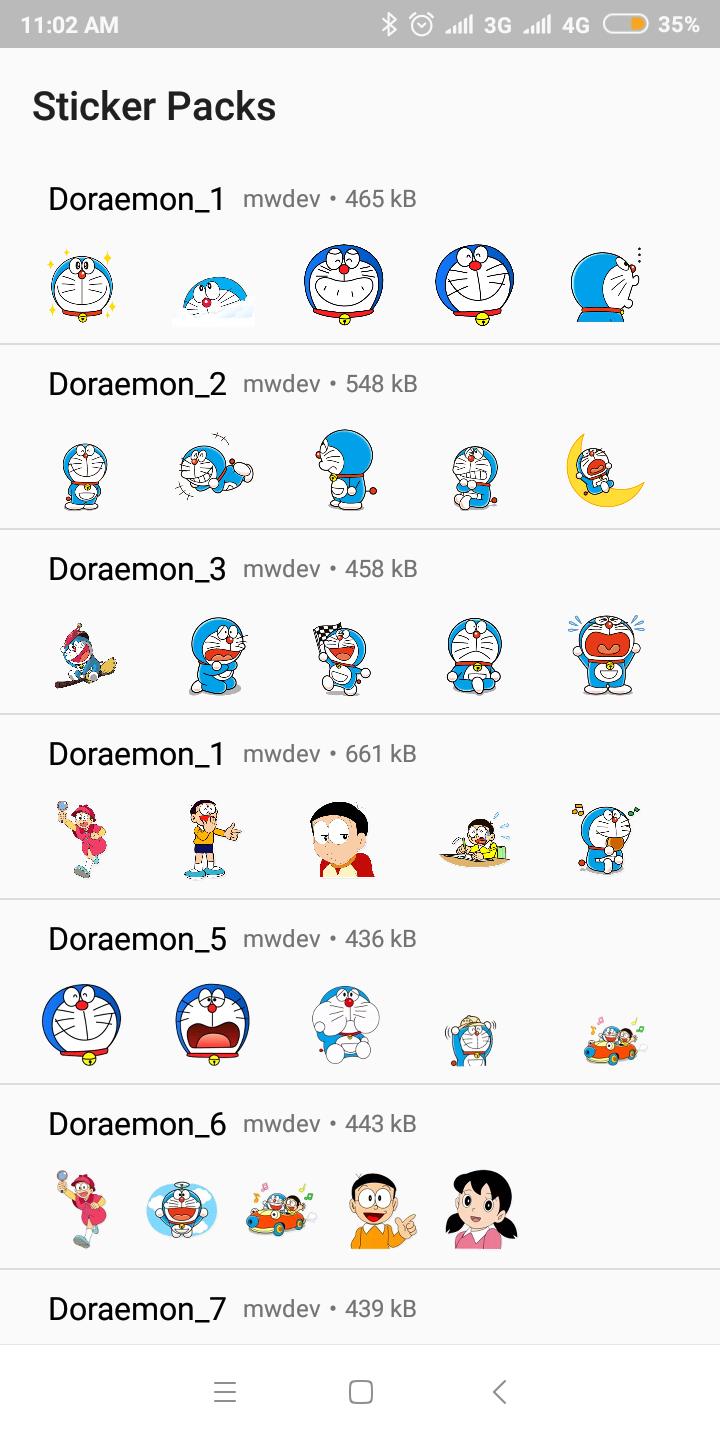 Stiker Lucu Doraemon Wastickerapp For Android Apk Download