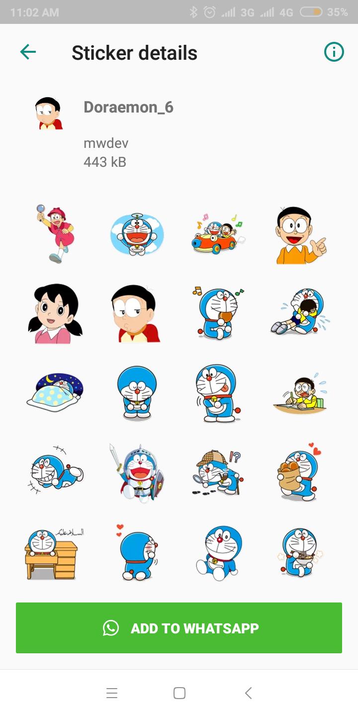 Stiker Lucu Doraemon Wastickerapp For Android Apk Download