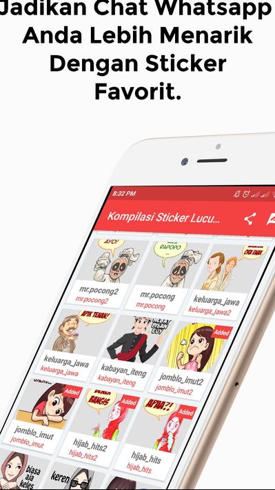  Kumpulan  Sticker  Lucu Keren  WAStickerApps for Android 