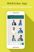 Cricket Sticker For Whatsapp's - Crickstick capture d'écran 1